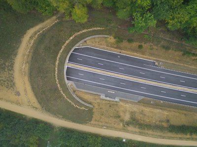 „Nordstrooss“ A7 in Luxemburg-Bild