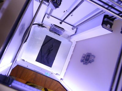 Landschaft und 3D-Druck-Bild